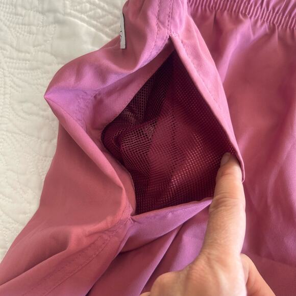 NWT Adidas Mens Pink Strata Short Length Solid Drawstring Swim Trunks Shorts 2XL - Picture 7 of 15